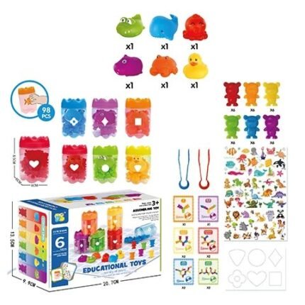 صندوق المهارات الممتع - لعبة تعليمية متكاملة للأطفال فوق 3 سنوات