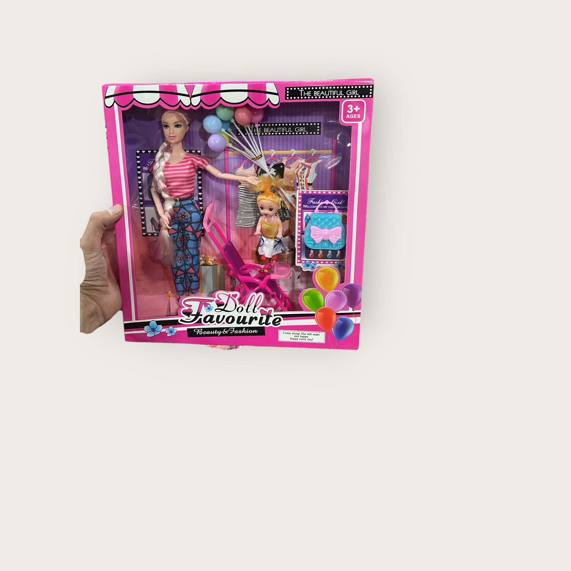 WhatsApp-Image-2025-06-05-a-21.30.45_1dd3caf8-1.webp لعبة عروسة مع عربانة وإكسسوارات كاملة - الصورة 1