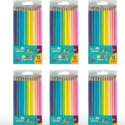 علبة الوان خشبية 12 لون