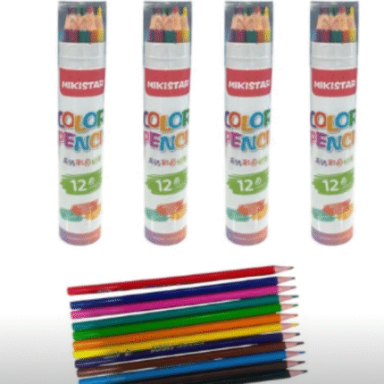 علبة الوان خشبية 12 لون