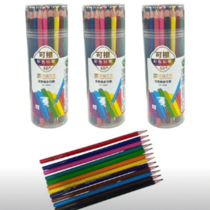 علبة الوان خشبية 48 لون