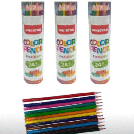 علبة الوان خشبية 24 لون