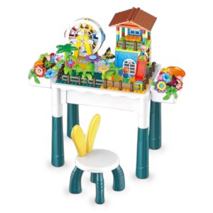 طاولة التركيب مع المقعد 4 في 1