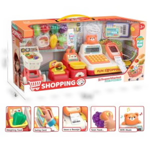 كاشير مع سوبر ماركت