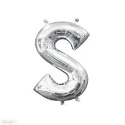 Helium Balloon Letter S