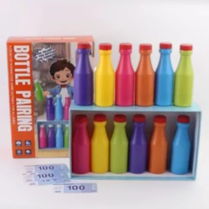 تحدي مطابقة الوان العلب