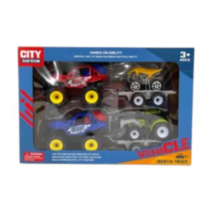 مجموعة سيارات مع ناقلة