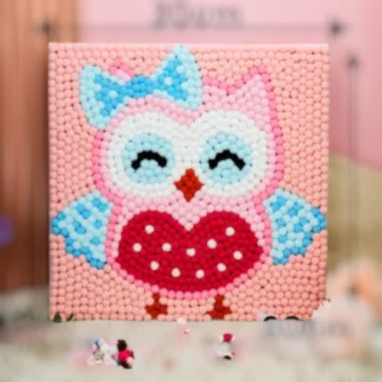 لوحة القطن شكل عصفور